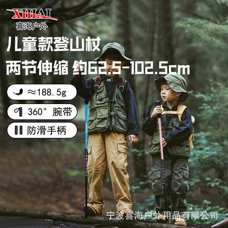 登山杖手杖防滑专业户外爬山装备徒步用品伸缩男女款超轻拐杖